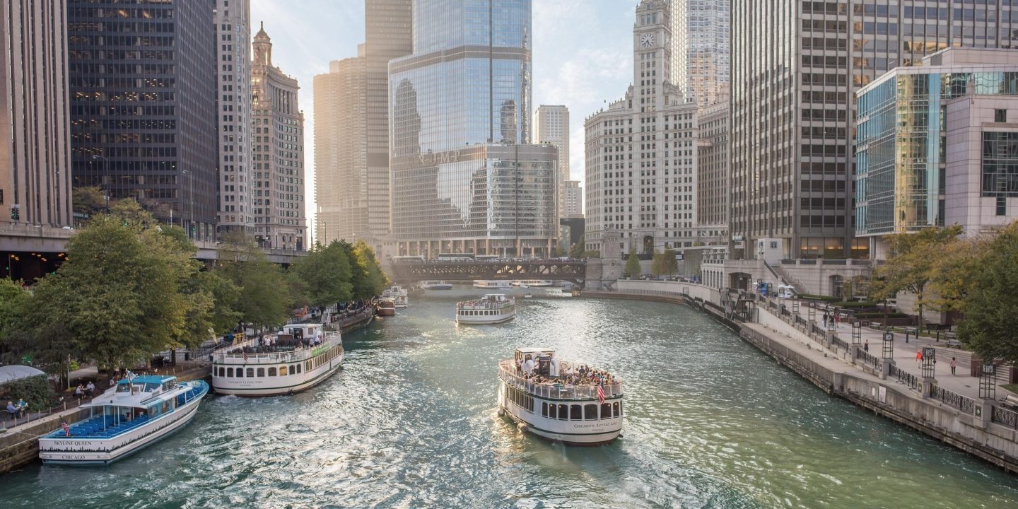 Boat on the Chicago River