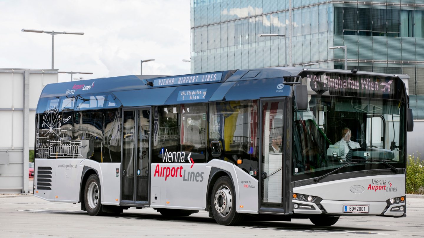 Vienna Airport Lines bus.
