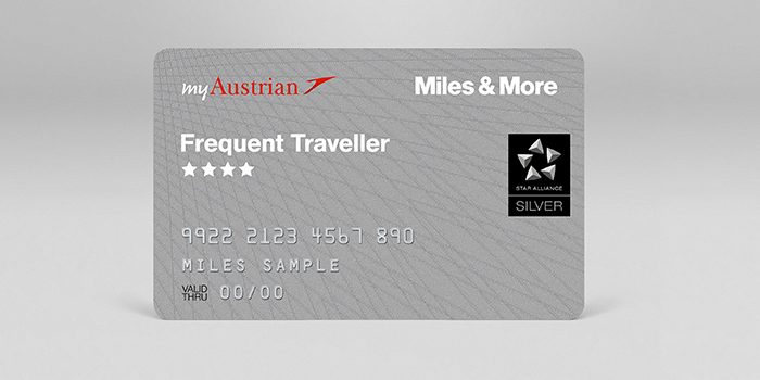 Example view of a Miles & More Frequent Traveler card