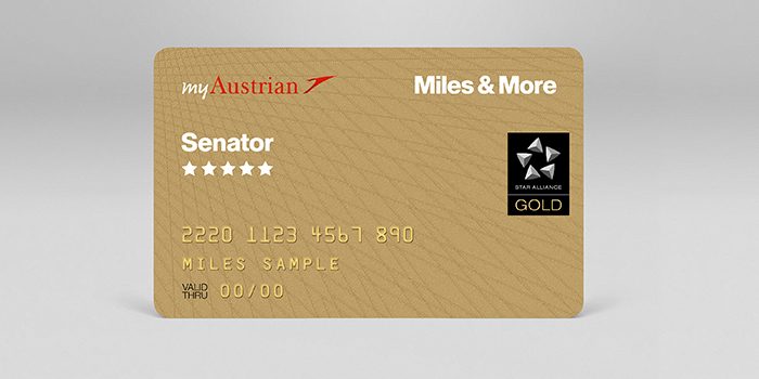 Example of a Miles & More Frequent Traveler card
