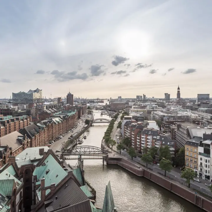 Flug ab Wien nach Hamburg